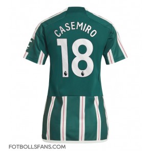 Manchester United Casemiro #18 Replika Bortatröja Damer 2023-24 Kortärmad